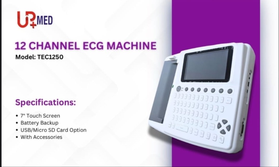 12 Channel ECG Machine