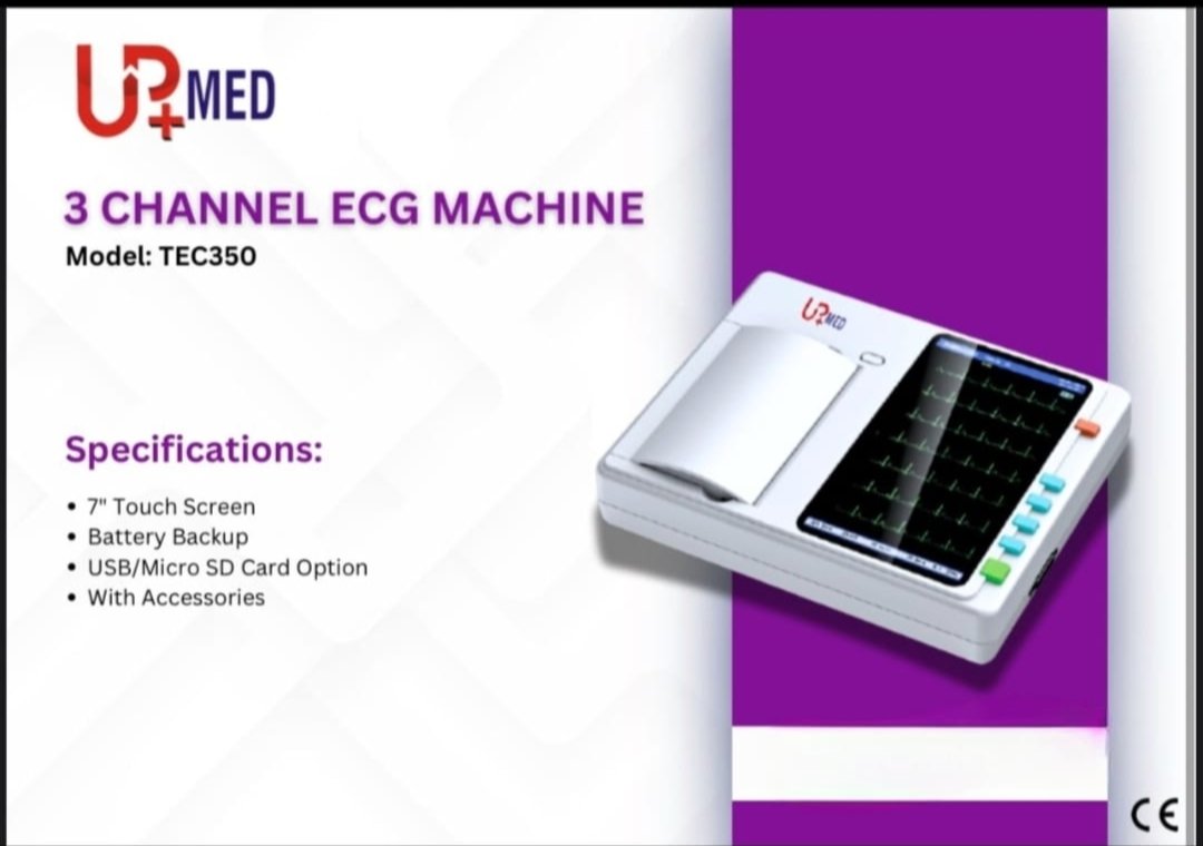 3 Channel ECG Machine