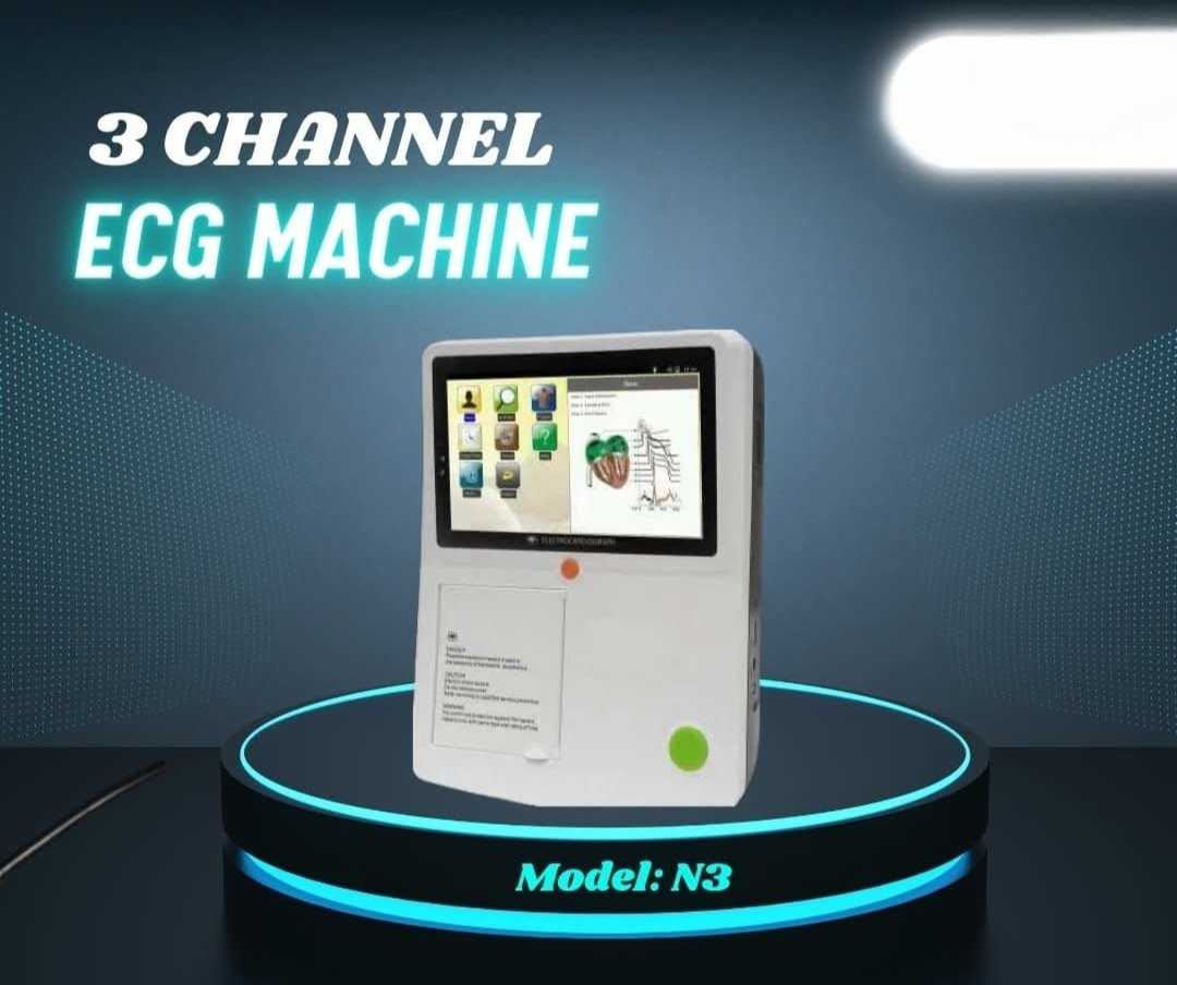 3 Channel ECG Machine