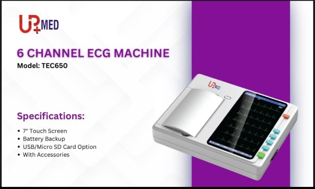 6 Channel ECG Machine